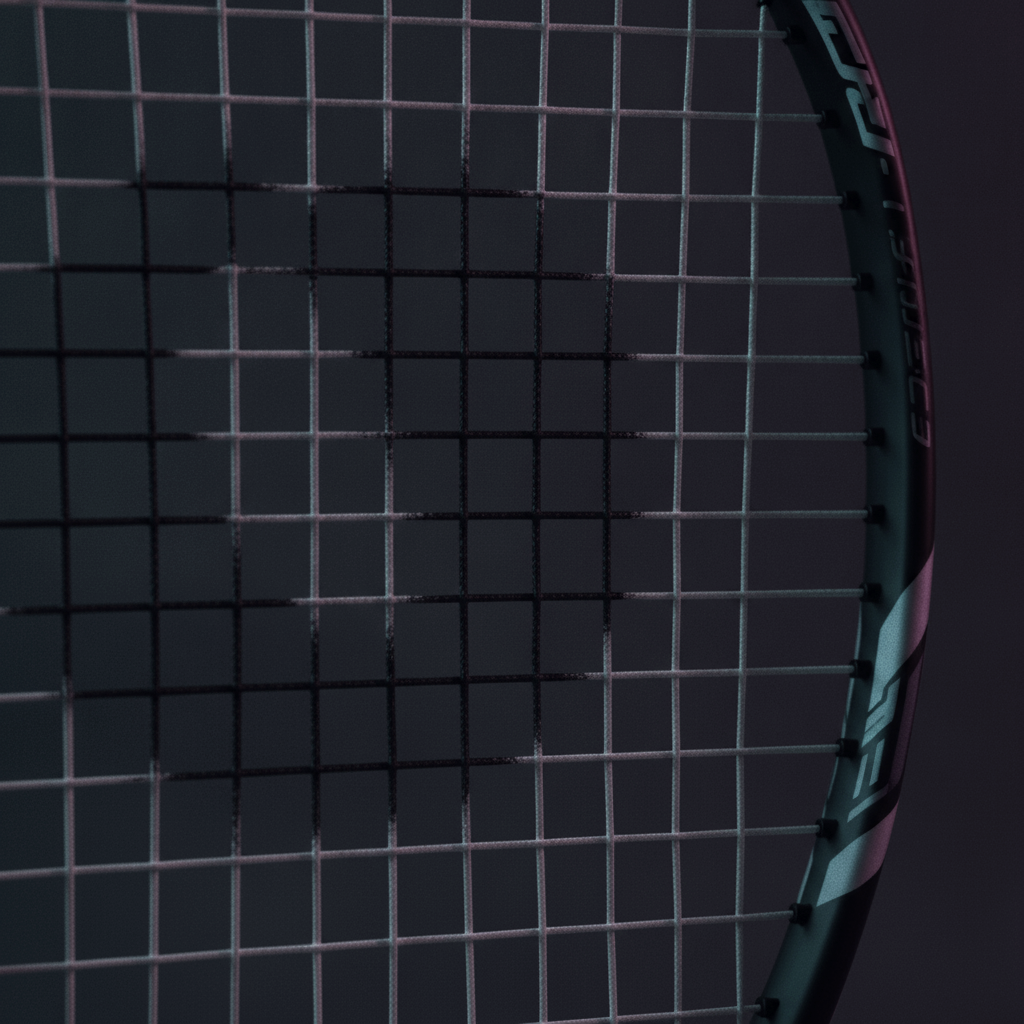 E-Force Apocalypse racket — grip and throat