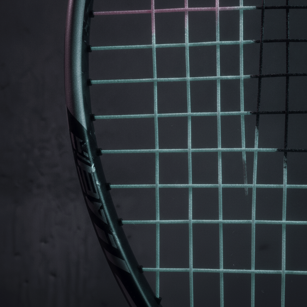 HEAD MX Fire racket — grip and throat